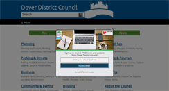 Desktop Screenshot of dover.gov.uk