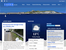 Tablet Screenshot of dover.uk.com